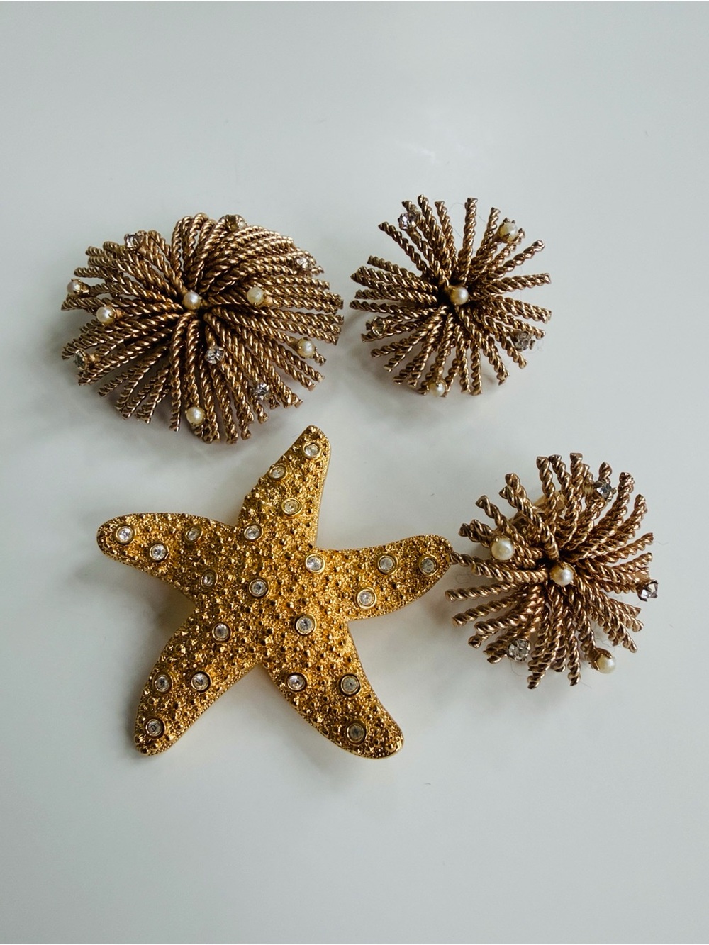 Atelier Swarovski Brooch & Bergère Brooch/Earring Set